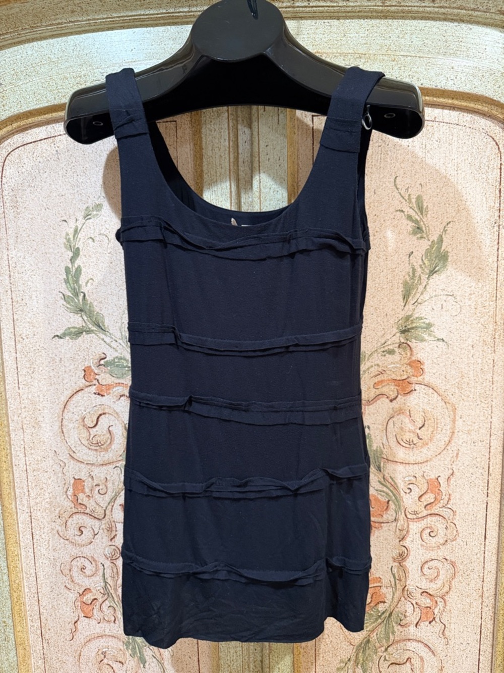 Bailey 44 Black Sleeveless Layered tank top